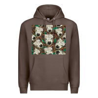Coffee white Scottish calf Premium Hoodie - BarkalooDesign