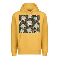 Mustard white Scottish calf Premium Hoodie - BarkalooDesign