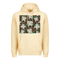 Pina Colada white Scottish calf Premium Hoodie - BarkalooDesign