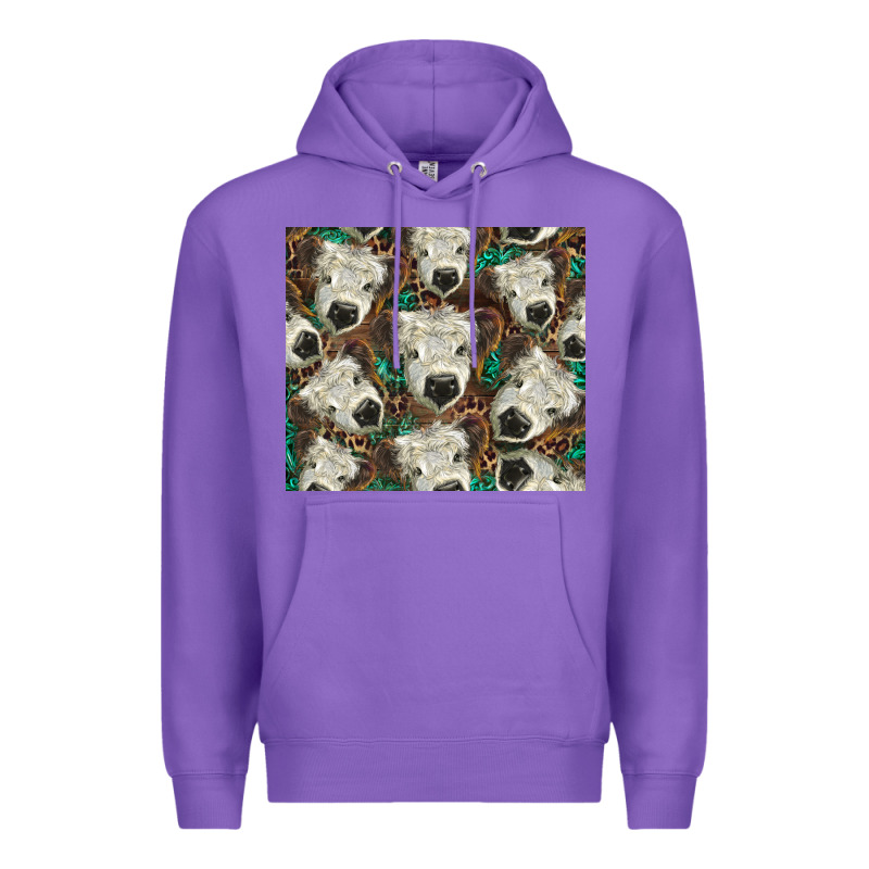 White Scottish Calf Premium Hoodie by BarkalooDesign | Teevron