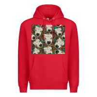 Red white Scottish calf Premium Hoodie - BarkalooDesign