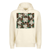 Sandshell white Scottish calf Premium Hoodie - BarkalooDesign
