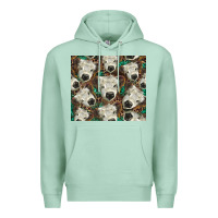 Seafoam white Scottish calf Premium Hoodie - BarkalooDesign