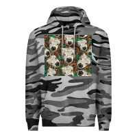 Slate Camo white Scottish calf Premium Hoodie - BarkalooDesign