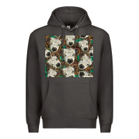 Smoke white Scottish calf Premium Hoodie - BarkalooDesign