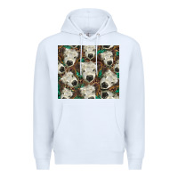 White white Scottish calf Premium Hoodie - BarkalooDesign