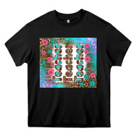 Black teacher gemstone and pink flower tumbler Heavy Core Tee - BundleAndBundleShop