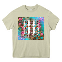 Mossy teacher gemstone and pink flower tumbler Heavy Core Tee - BundleAndBundleShop