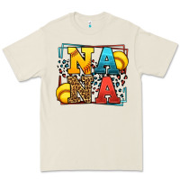 Bone Softball nana leopard frame Premium Tee - LillyAllenDesigns