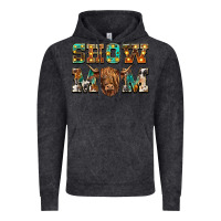 Show Mom Scottish Cattle Vintage Hoodie | Teevron