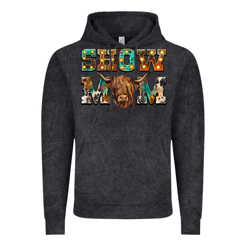 Show Mom Scottish Cattle Vintage Hoodie by BarkalooDesign | Teevron