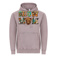 Vintage Zinc show mom scottish cattle Vintage Hoodie - BarkalooDesign