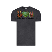 Vintage Black Peace Love Orangutan Vintage Tee - LillyAllenDesigns