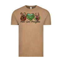 Vintage Coffee Peace Love Orangutan Vintage Tee - LillyAllenDesigns