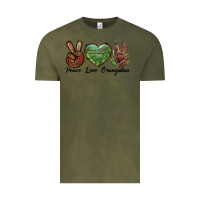 Vintage Olive Peace Love Orangutan Vintage Tee - LillyAllenDesigns