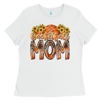 White basketball mom Ladies Tee - RacoonDesign