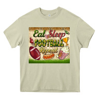 Mossy eat sleep football repeat tumbler Heavy Core Tee - BundleAndBundleShop