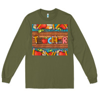 Teacher And Pens Apples Books Leopard And Tooled Leather Tumbler Long Sleeve Tee | Teevron