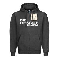 Charcoal Heather the rescue collective Zipper Hoodie - Bettercallsaul