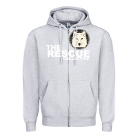 Heather Grey the rescue collective Zipper Hoodie - Bettercallsaul