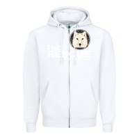 White the rescue collective Zipper Hoodie - Bettercallsaul