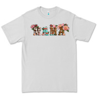 Dove Grey western mama pink roses Mother's Day Premium Tee - LillyAllenDesigns