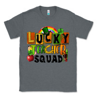 Charcoal Heather lucky teacher squad St. Patricks Day Classic Tee - FaDigitalArtStudio