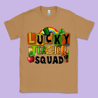 Lucky Teacher Squad St. Patricks Day Classic Tee Designed By Fadigitalartstudio