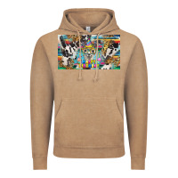 Vintage Coffee happy birthday alpaca blue cup Vintage Hoodie - BarkalooDesign