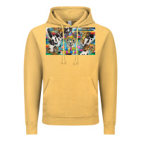 Vintage Mustard happy birthday alpaca blue cup Vintage Hoodie - BarkalooDesign