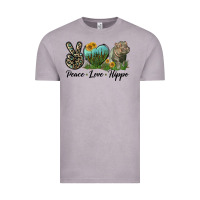 Peace Love Hippo Vintage Tee | Teevron