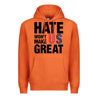 Carrot hate won't make us great black Premium Hoodie - artisFamous