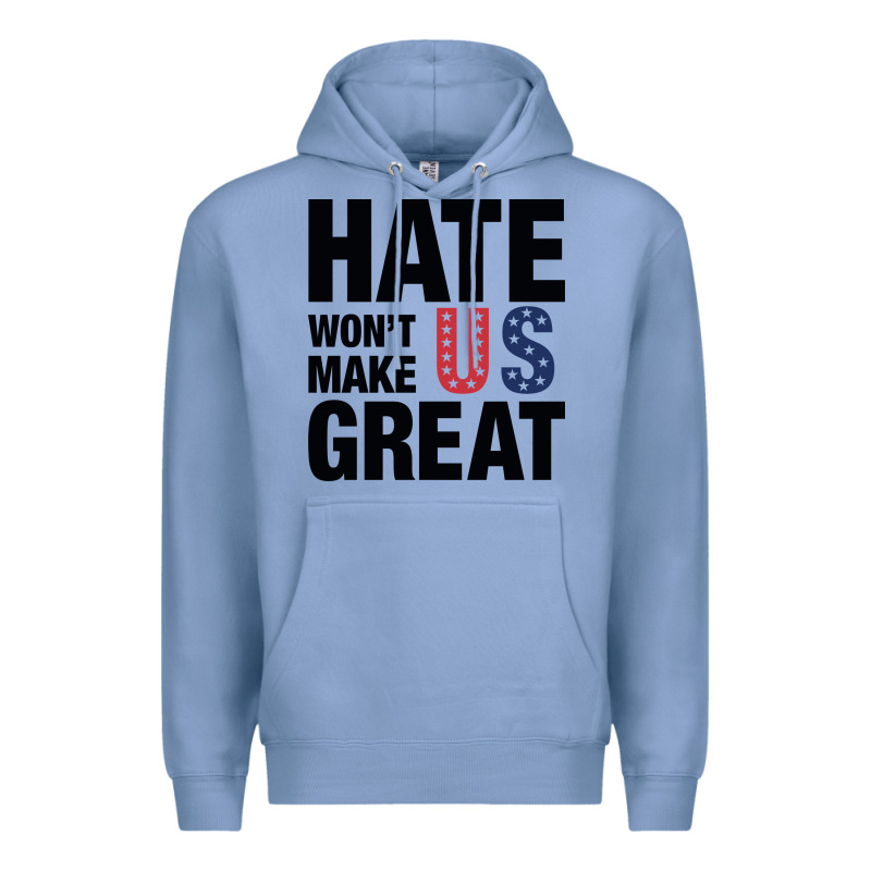 Hate Won't Make Us Great Black Premium Hoodie by artisFamous | Teevron