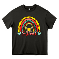 Asphalt Softball Rainbow Heavy Core Tee - RanaPortraitStore