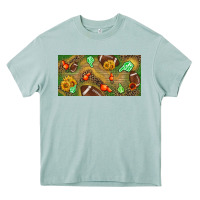 Arona western sunflower and american football license  plate Heavy Core Tee - BundleAndBundleShop