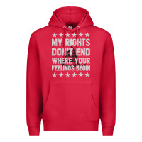 Cardinal My Rights Don't End Where Your Feelings Begin Premium Hoodie - artisFamous