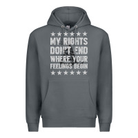 Rock My Rights Don't End Where Your Feelings Begin Premium Hoodie - artisFamous