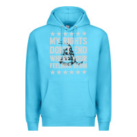 Ocean Blue My Rights Don't End Where Your Feelings Begin Premium Hoodie - artisFamous