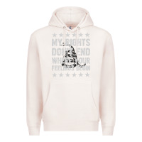 Pale Pink My Rights Don't End Where Your Feelings Begin Premium Hoodie - artisFamous