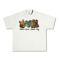 Pistachio peace love duroc pig Urban Heavy Tee - LillyAllenDesigns