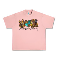 Salmon peace love duroc pig Urban Heavy Tee - LillyAllenDesigns