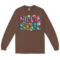 Chestnut hippie soul with tie dye and flowers Long Sleeve Tee - Artiststas