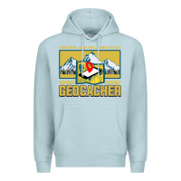 Blue Mist Geocaching, geocaching travel bug, geocache, Premium Hoodie - artisFamous
