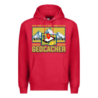 Cardinal Geocaching, geocaching travel bug, geocache, Premium Hoodie - artisFamous