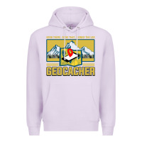 Lilac Geocaching, geocaching travel bug, geocache, Premium Hoodie - artisFamous