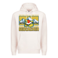 Pale Pink Geocaching, geocaching travel bug, geocache, Premium Hoodie - artisFamous