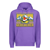 Purple Geocaching, geocaching travel bug, geocache, Premium Hoodie - artisFamous