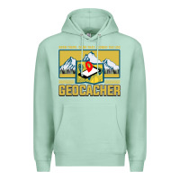 Seafoam Geocaching, geocaching travel bug, geocache, Premium Hoodie - artisFamous