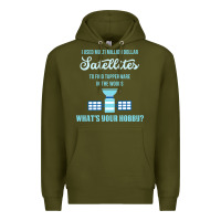 Army Green Geocaching, funny geocacher, travel, Premium Hoodie - artisFamous