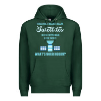 Sports Green Geocaching, funny geocacher, travel, Premium Hoodie - artisFamous